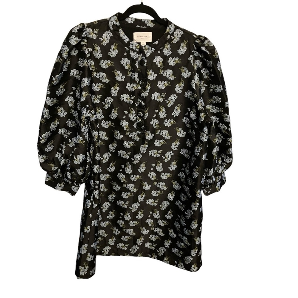 Jacquard Floral Minidress